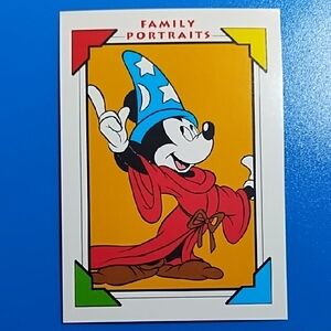 Disney Impel 1991 Trading Card Sorcerer's Apprentice Mickey #111 Excellent